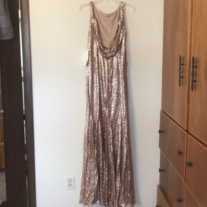 Beautiful long sequin gown
